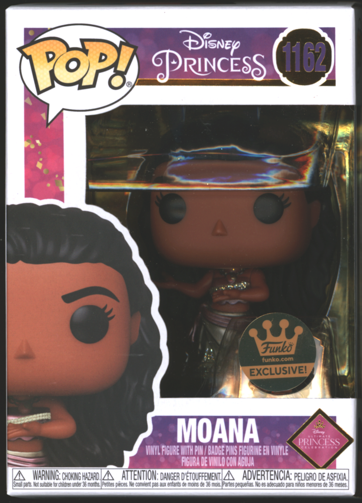 Funko – Disney and | Exclusive Cards | Princess Moana Collectibles Pop! #1162 Marvelous