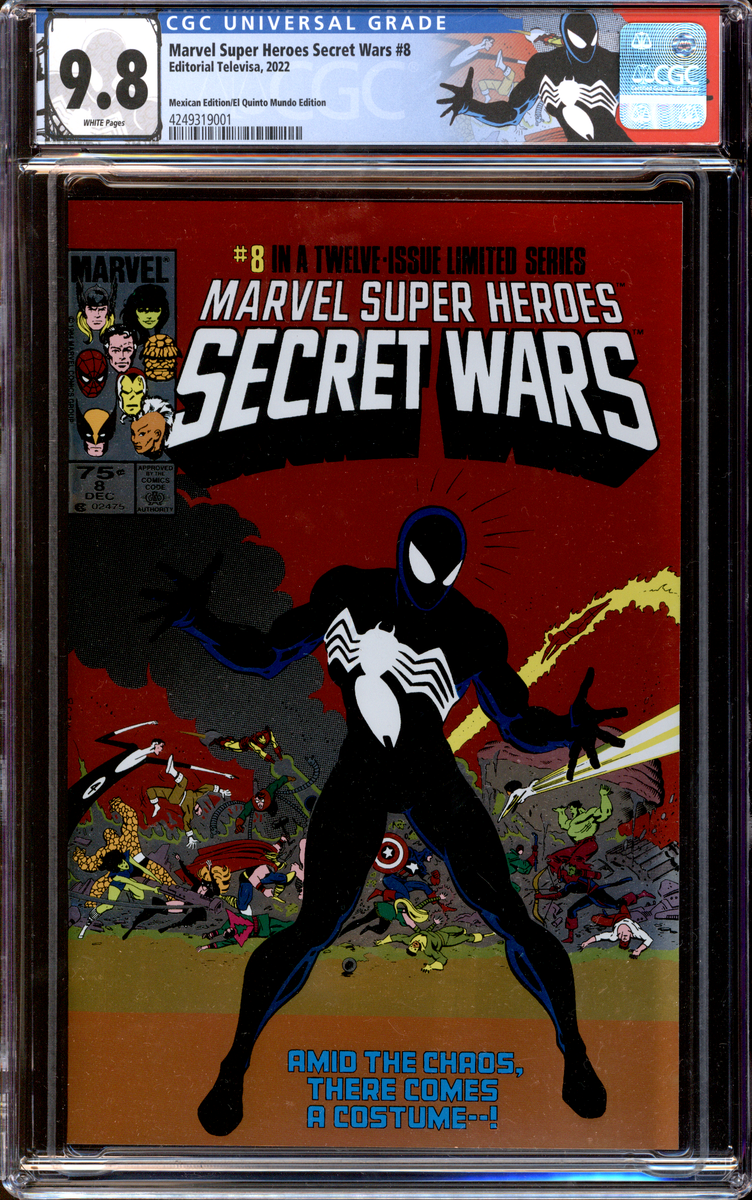 Marvel Super Heroes Secret Wars #8 | Custom Label | CGC 9.8 – Marvelous ...