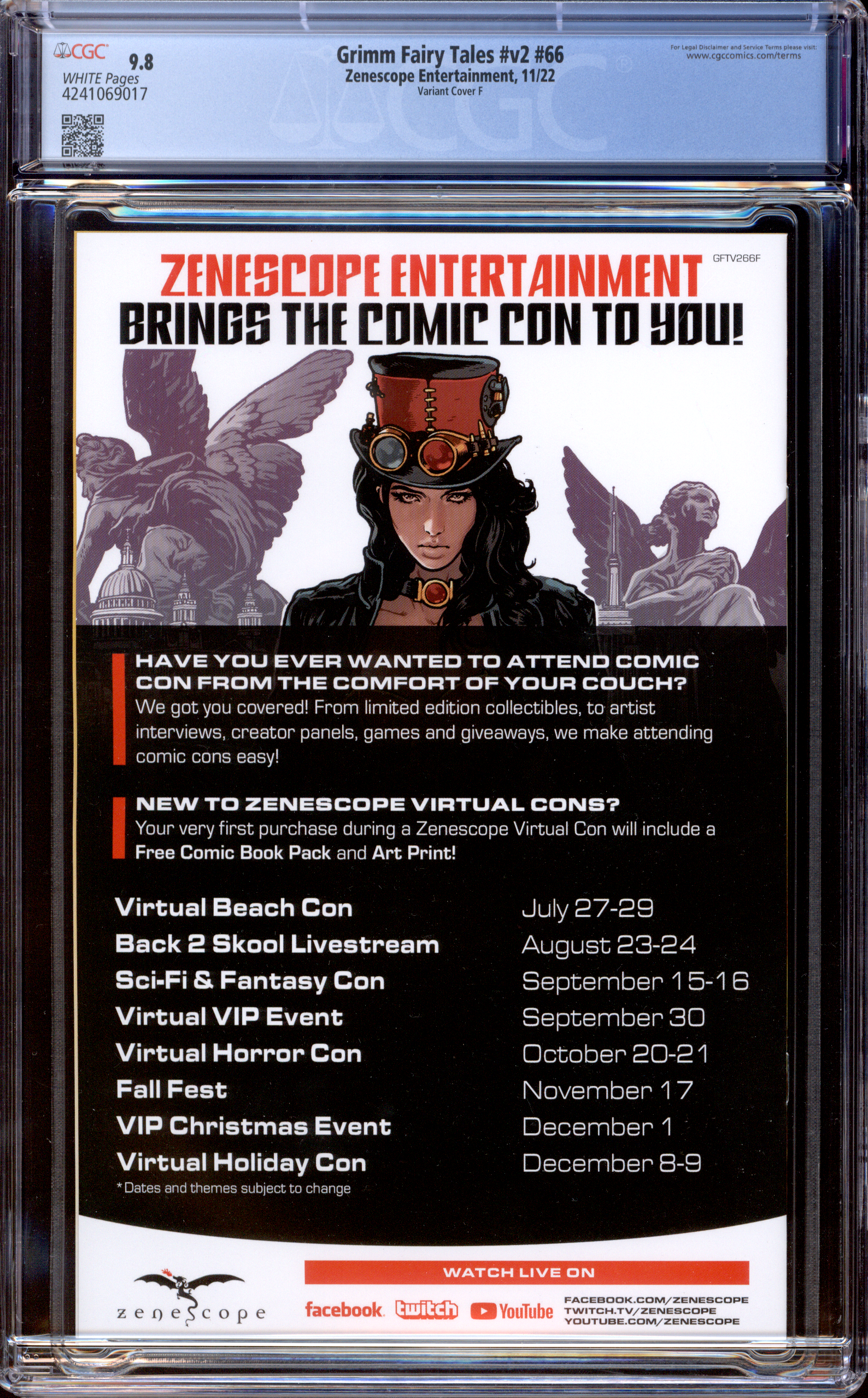 Buy Grimm Fairy Tales #v2 #66 | Sun Khamunaki | 2022 Zenescope Entertainment | CGC 9.8