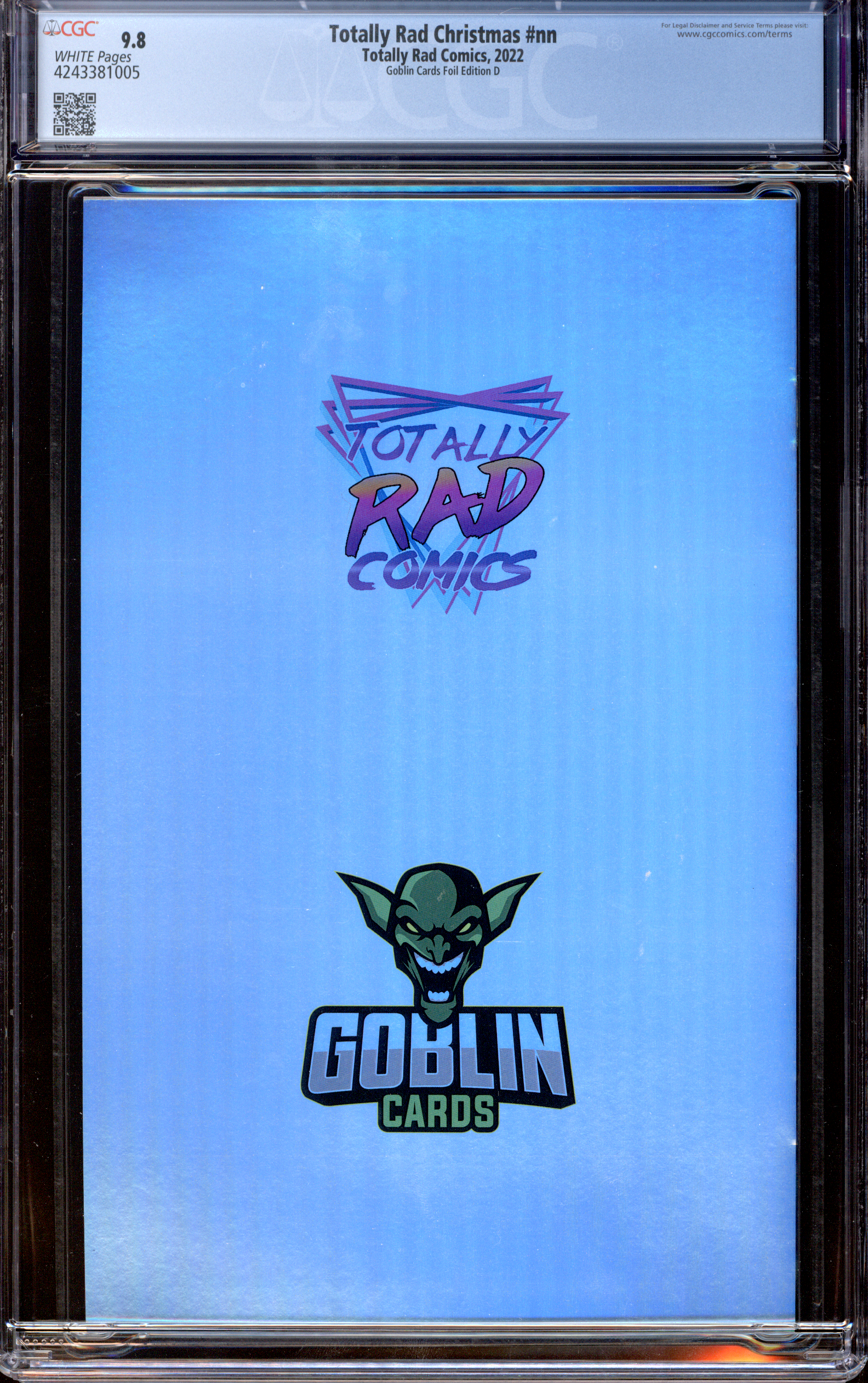 Buy Totally Rad Christmas | Shikarii | AP4 | Emma Frost | Goblin Cards Foil Edition D | CGC 9.8