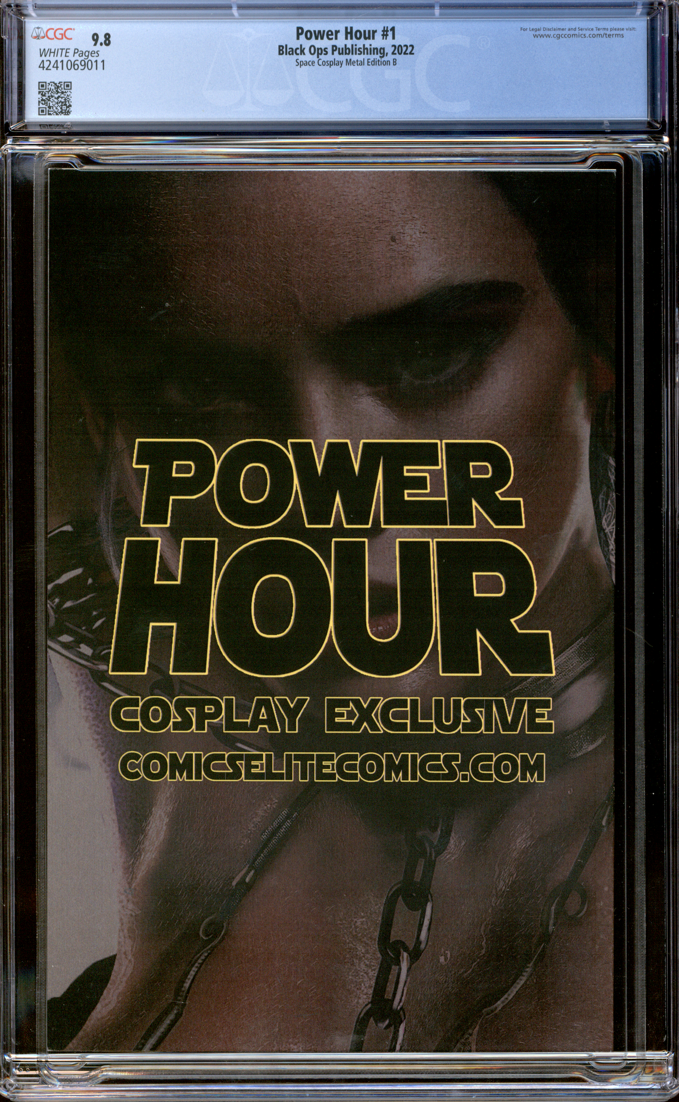 Buy Power Hour #1 | Shikarii | "Slave Leia" | "3/20" | Space Cosplay Metal Edition B | Comics Elite Exclusive | CGC 9.8