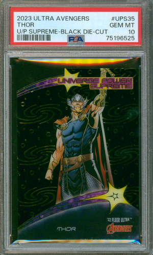 Buy 2022 Ultra Avengers | Thor #UPS35 | Universe Power Supreme | PSA 10 GEM MINT | 2022 Marvel Fleer Ultra Avengers