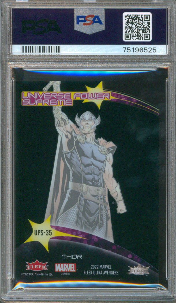 Buy 2022 Ultra Avengers | Thor #UPS35 | Universe Power Supreme | PSA 10 GEM MINT | 2022 Marvel Fleer Ultra Avengers