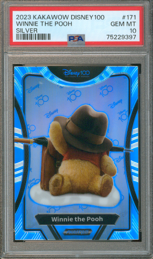 2023 Kakawow Disney100 | Winnie The Pooh #171 | Silver Holo | PSA 10 GEM MINT