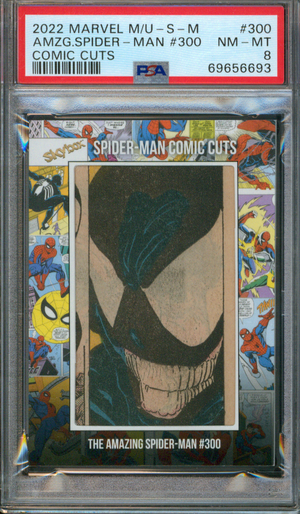 Buy 2022 Marvel Metal Universe Comic Cuts The Amazing Spider-Man #300 | PSA 8 GEM MINT