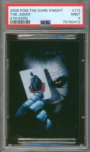 Buy 2008 PGM The Dark Knight | The Joker #113 | Stickers | PSA 9