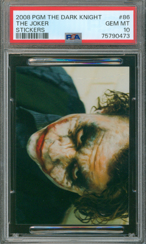 Buy 2008 PGM The Dark Knight | The Joker #86 | Stickers | PSA 10 GEM MINT