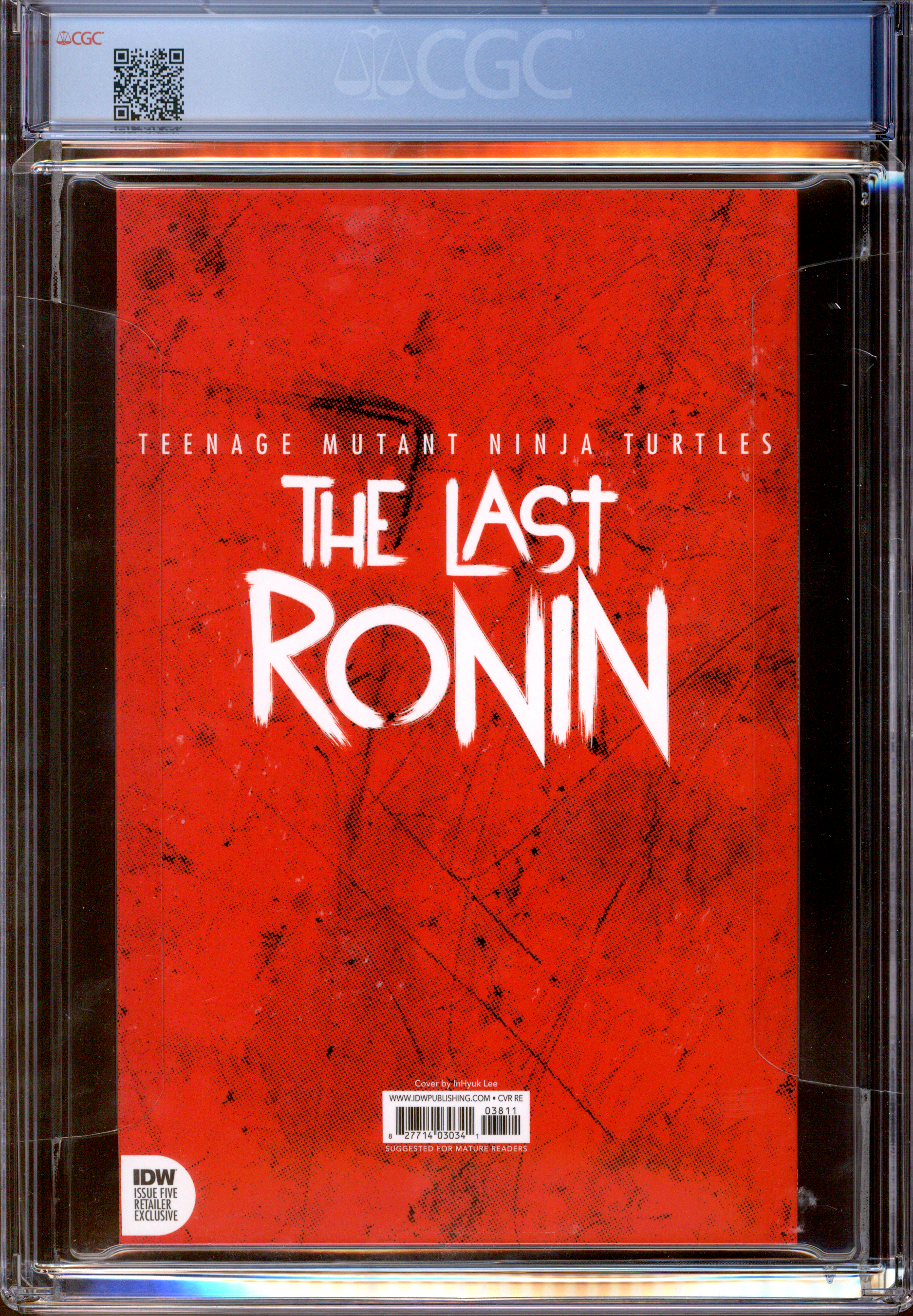 Buy TMNT: The Last Ronin #5 | InHyuk Lee cover | 2022 IDW Publishing | InHyuk Lee cover | One Stop Shop Edition A | CGC 9.8