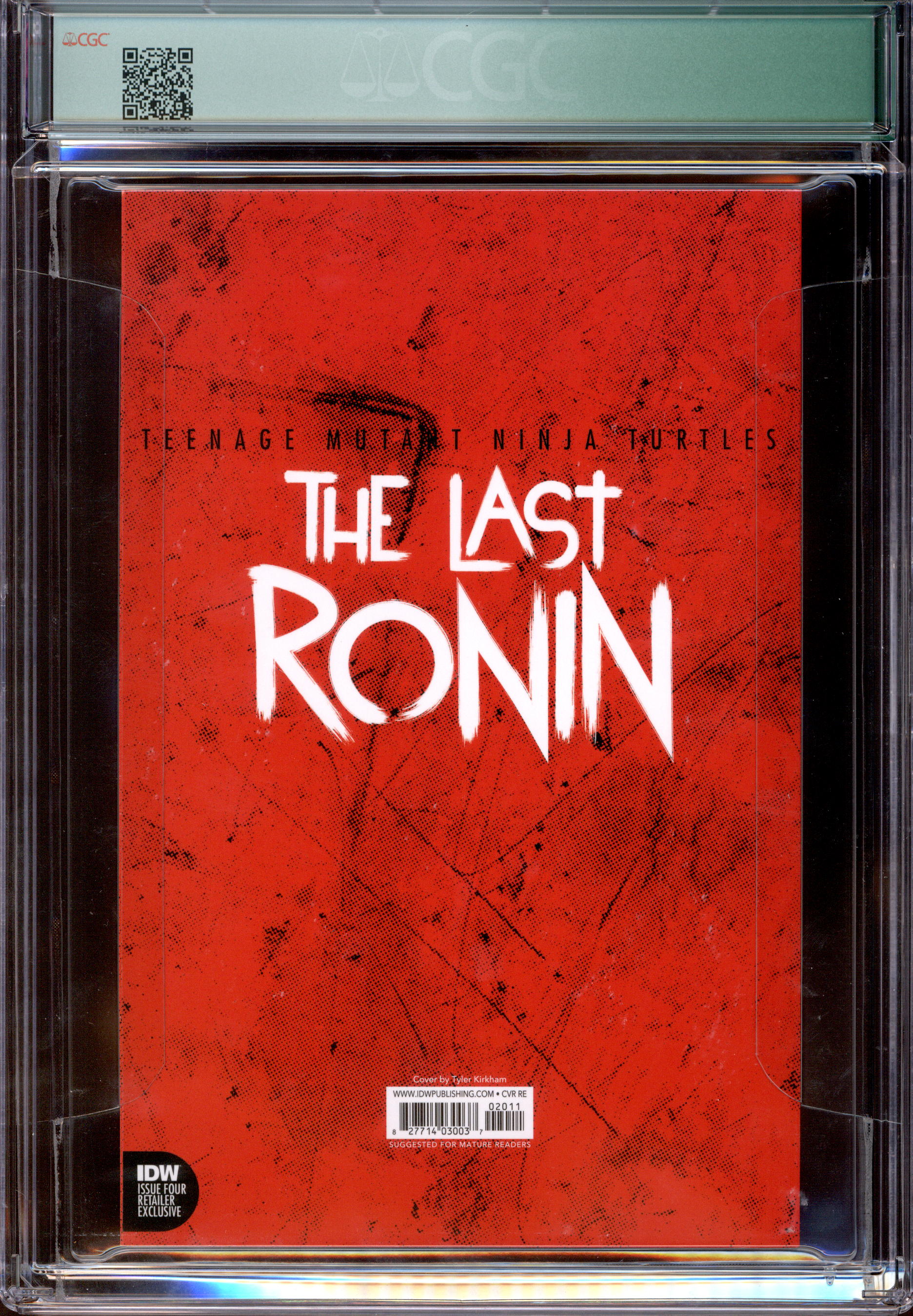 Buy TMNT: The Last Ronin #4 | Kirkham Cover | 2021 IDW Publishing | One Stop Shop Edition C | CGC 9.8