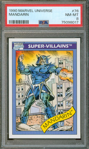 Buy 1990 Marvel Universe | Mandarin #76 | PSA 8 | Impel Marking Inc