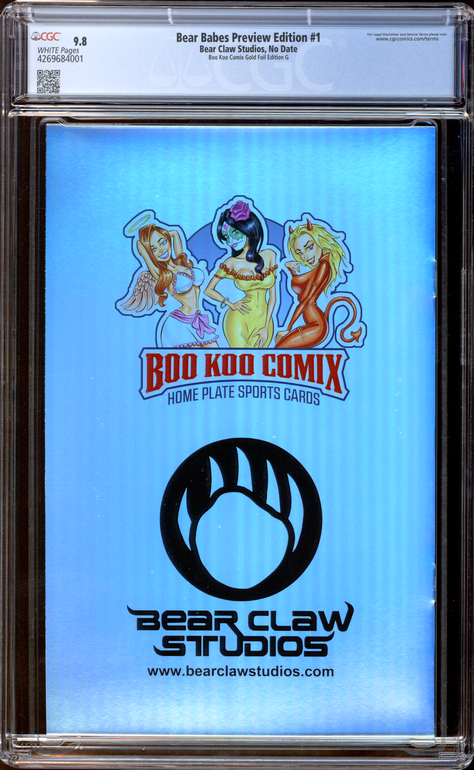Bear Babes Preview Edition #1 | April O'Neil | Gold Foil 1/1 | 