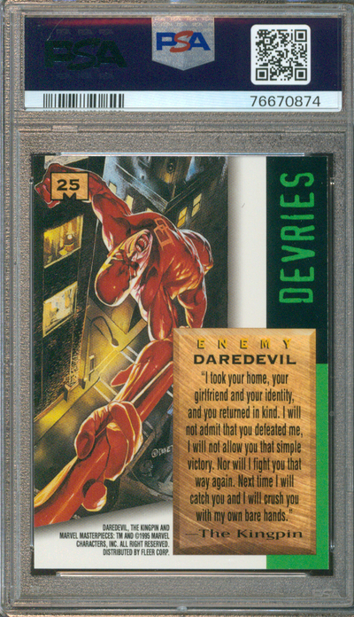 1995 Marvel Masterpieces | Daredevil #25