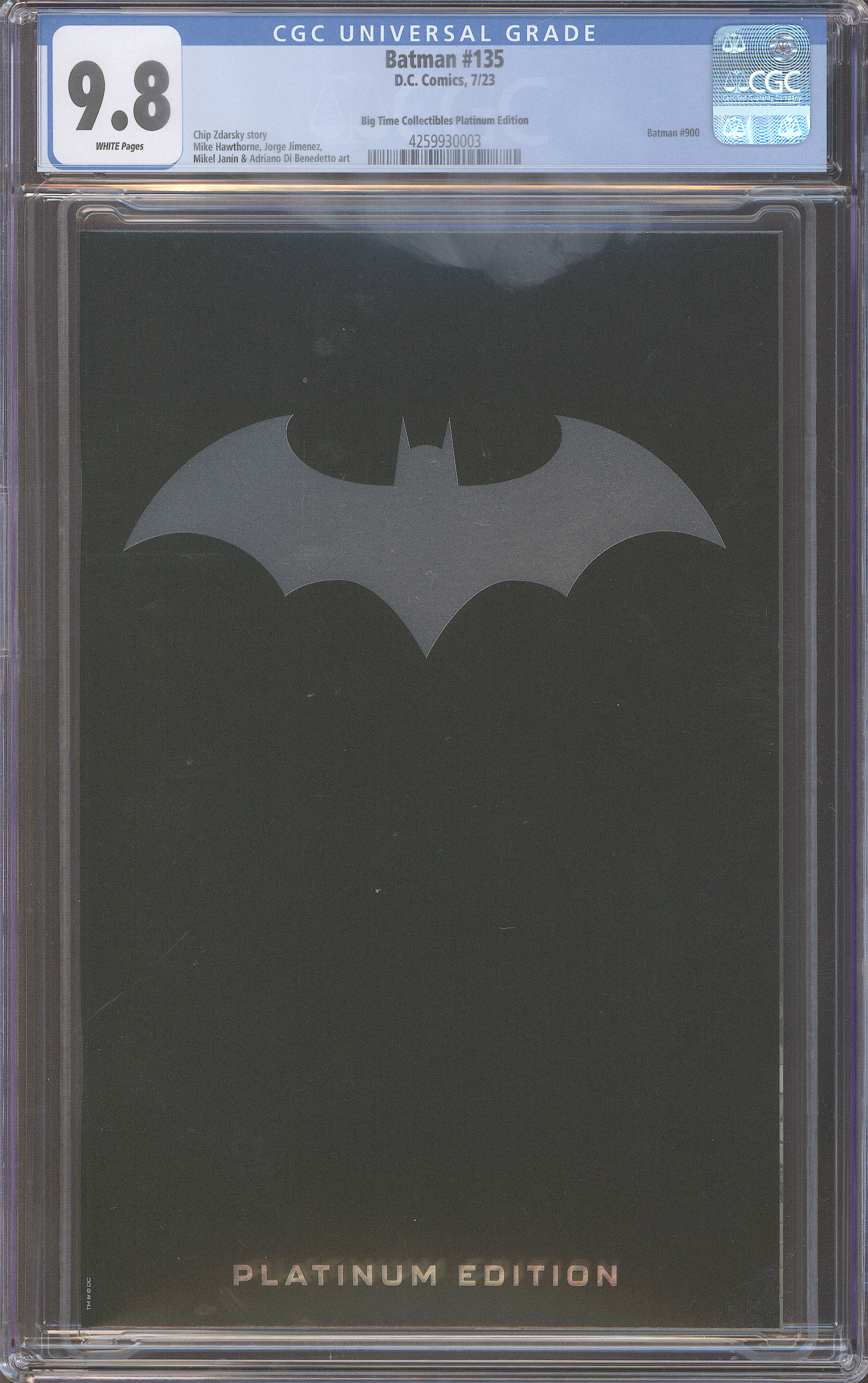Batman #135 | Exclusive Platinum Foil Ed. | Legacy #900