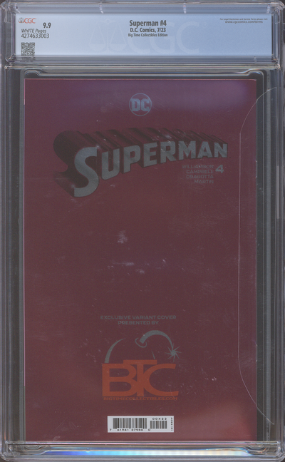 Superman #4 | Campbell | BTC Foil Edition