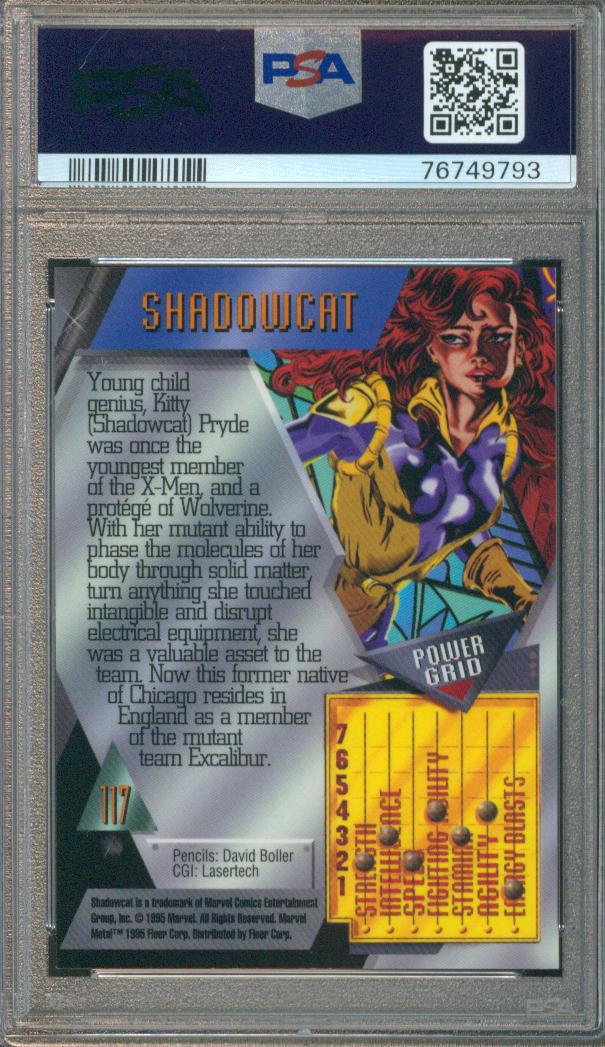 1995 Marvel Metal | Shadowcat #117