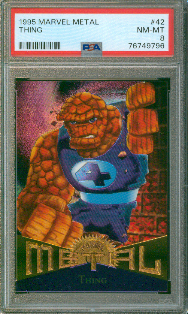 1995 Marvel Metal | The Thing #42