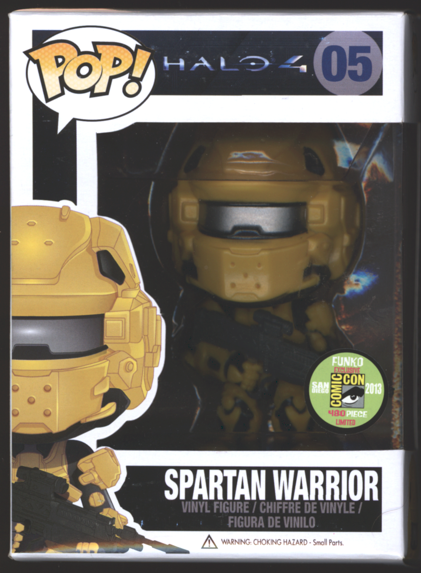 Funko Pop! Yellow Spartan Warrior #05 | Halo | 480 pcs