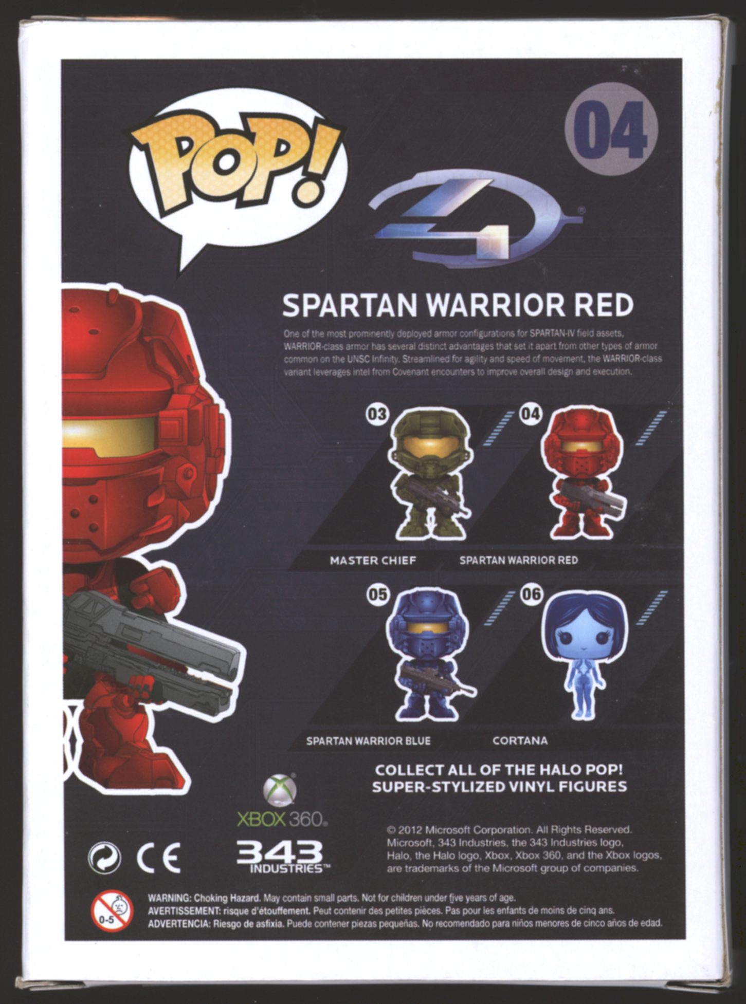 Funko Pop! Red Spartan Warrior #04 | Halo