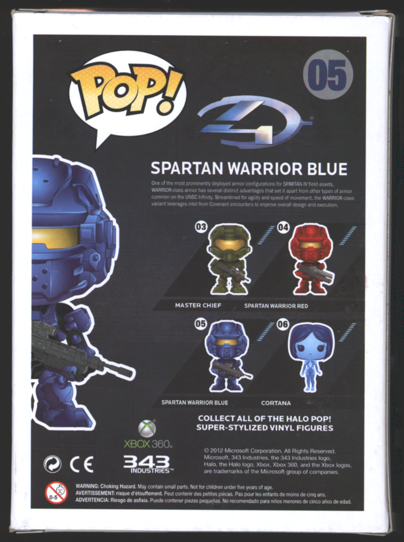 Funko Pop! Blue Spartan Warrior #05 | Halo