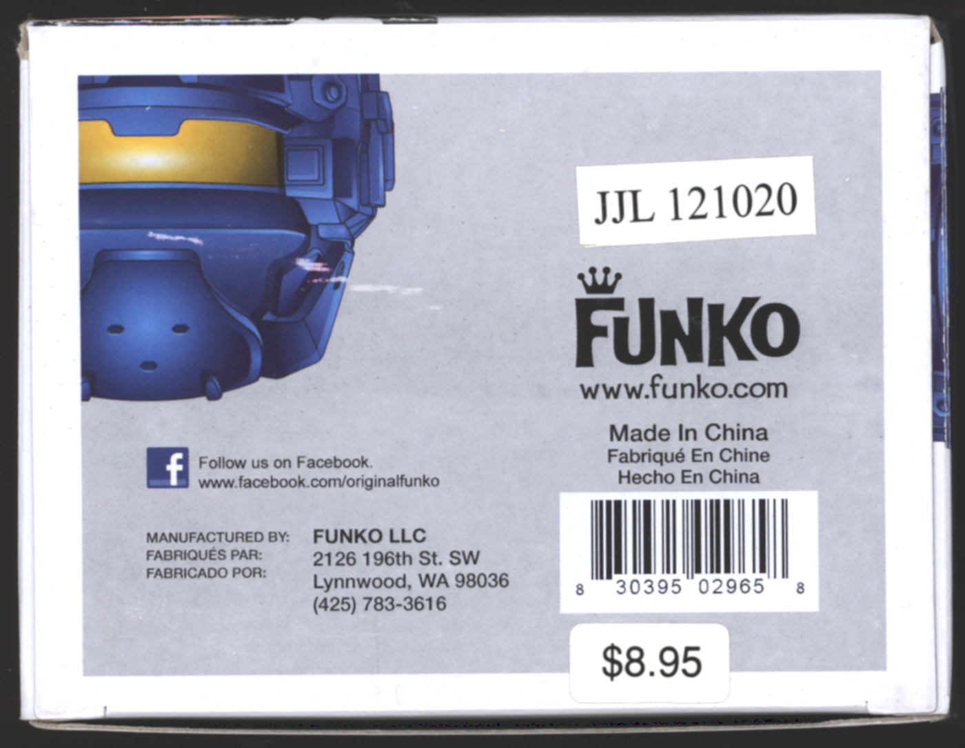 Funko Pop! Blue Spartan Warrior #05 | Halo