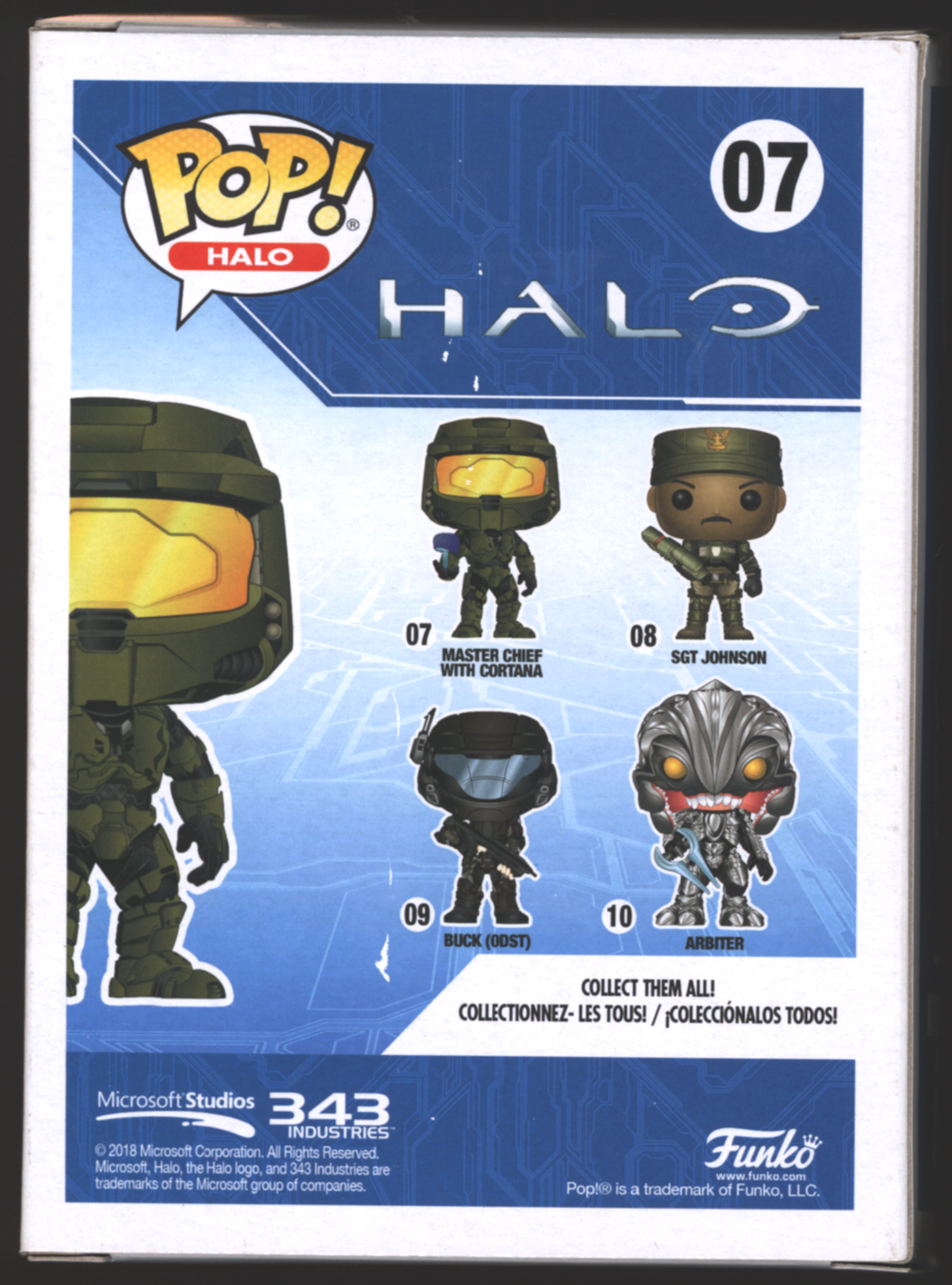 Funko Pop! Master Chief with Cortana #07 | Halo