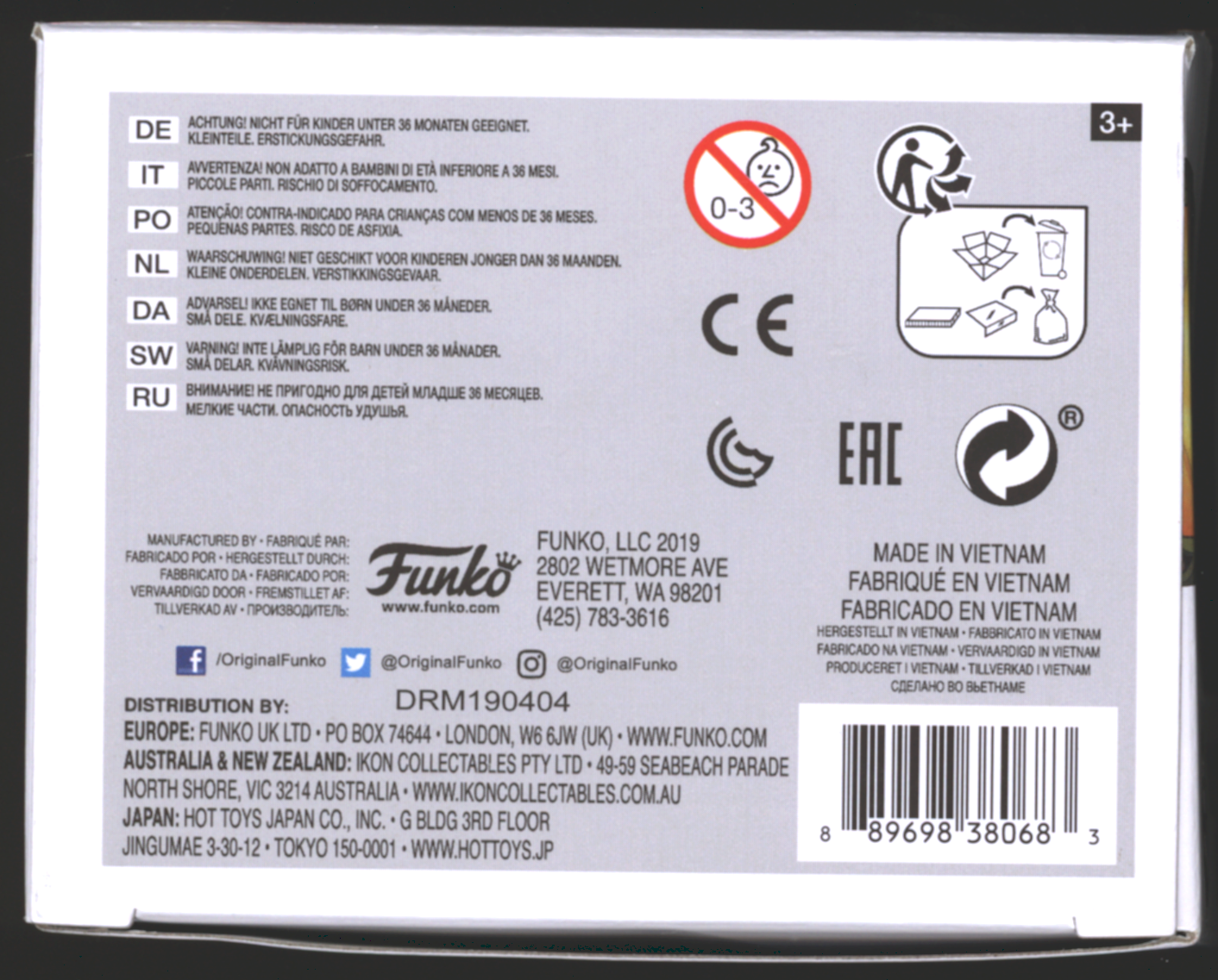 Funko Pop! Golden Master Chief with Cortana #07 | Halo