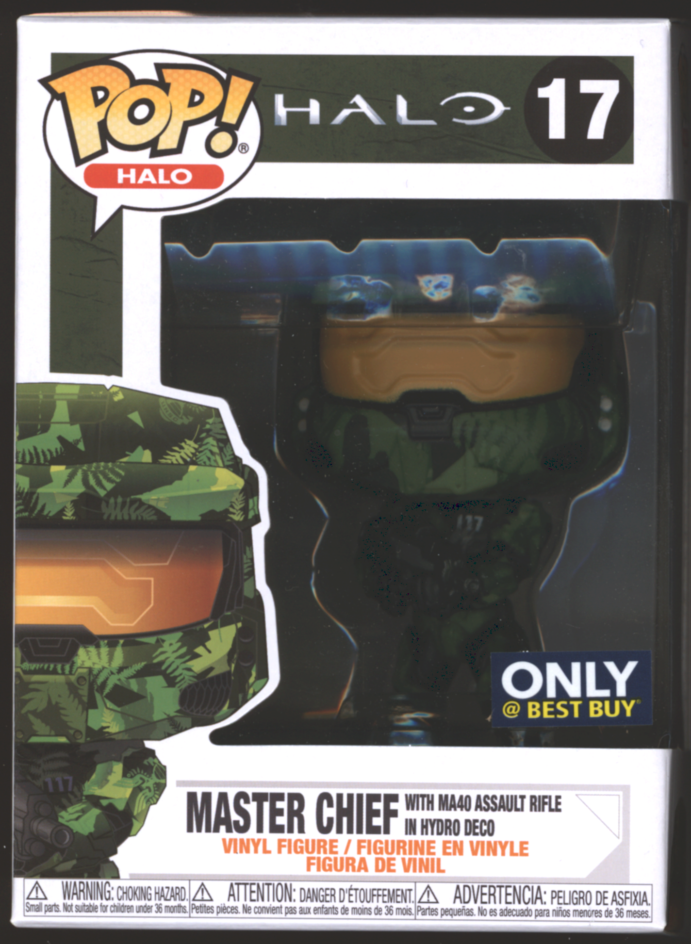 Funko Pop! Master Chief in Hydro Deco with MA40 Assault Rifle #17 | Halo