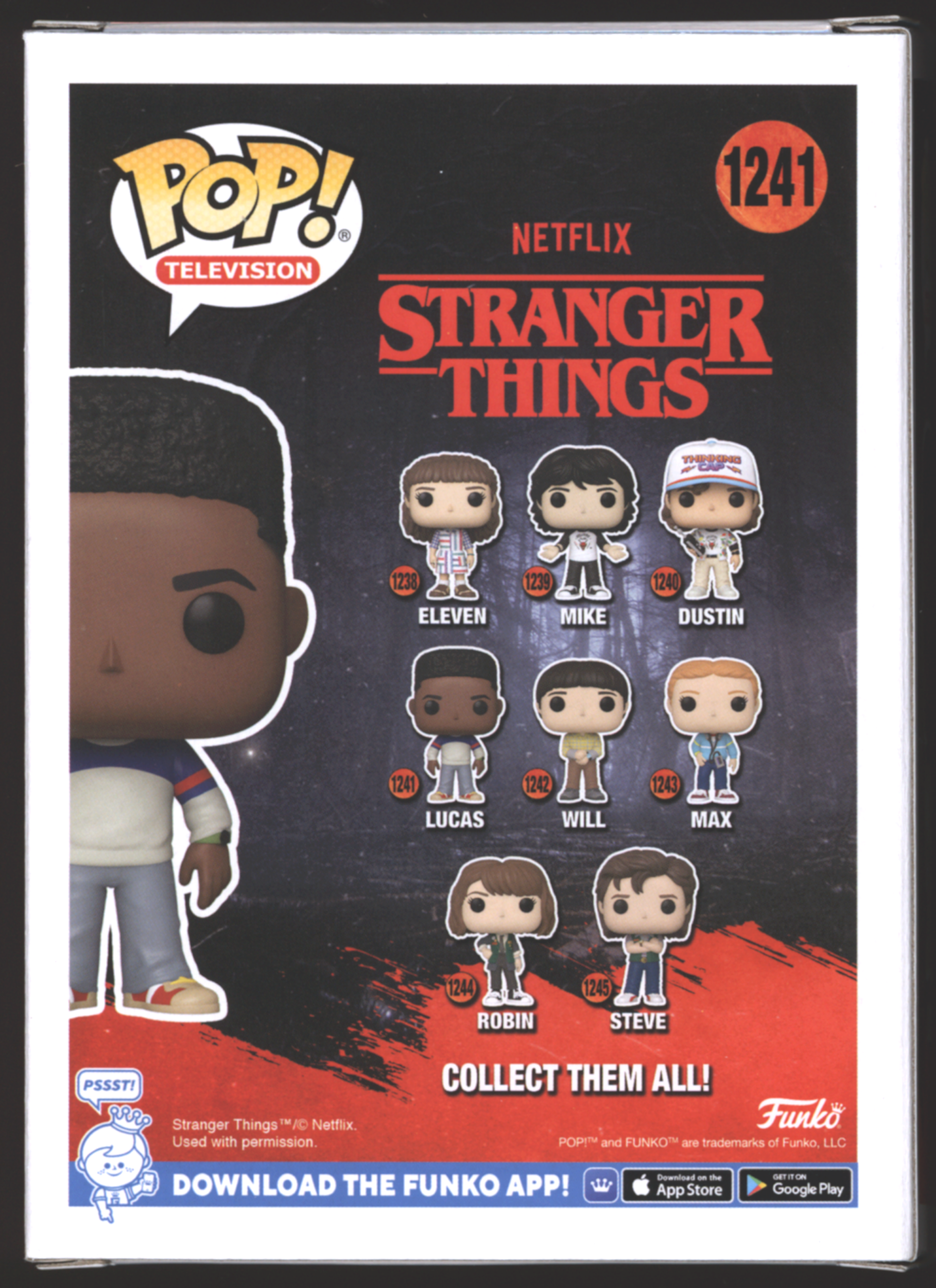 Funko Pop! Lucas #1241 | Stranger Things | SIGNED by Caleb McLaughlin