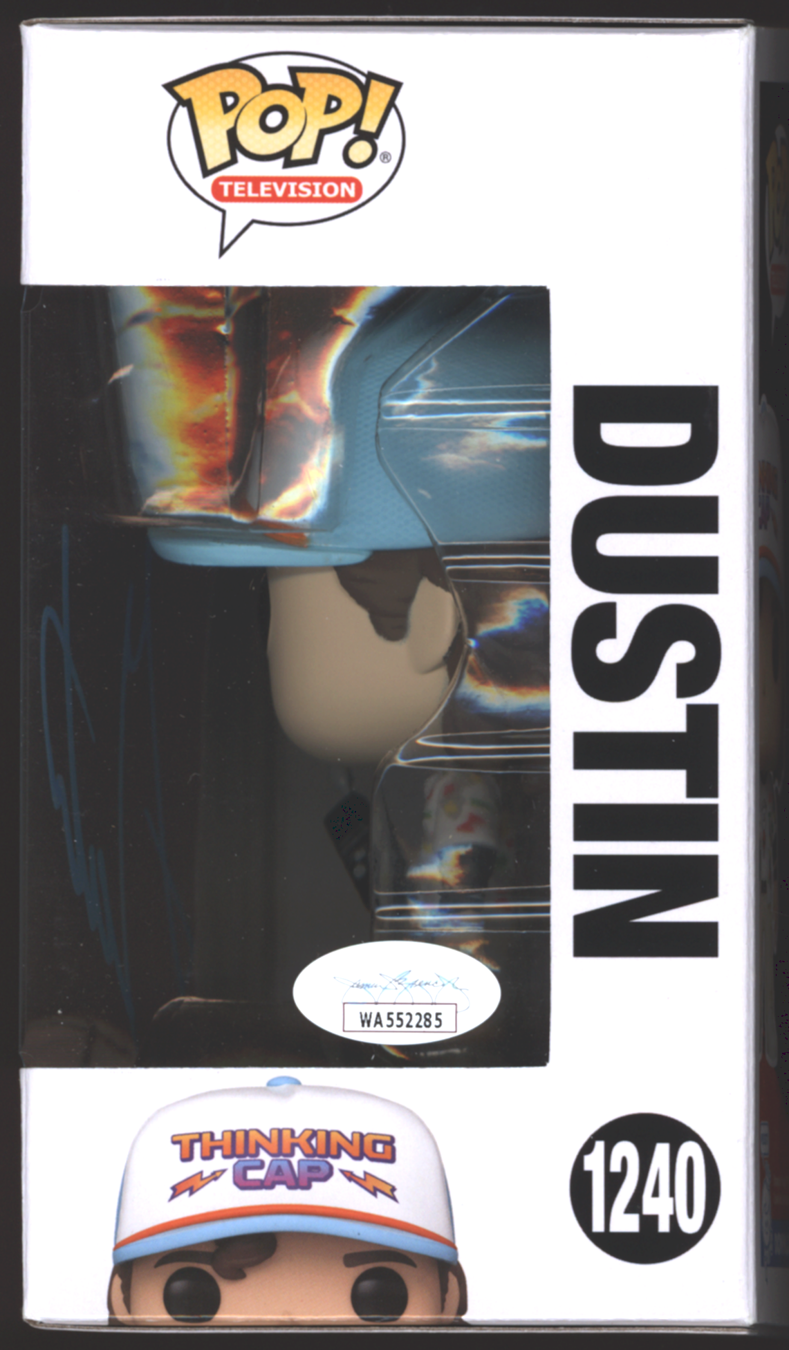 Funko Pop! Dustin #1240 | Stranger Things | SIGNED by Gaten Matarazzo