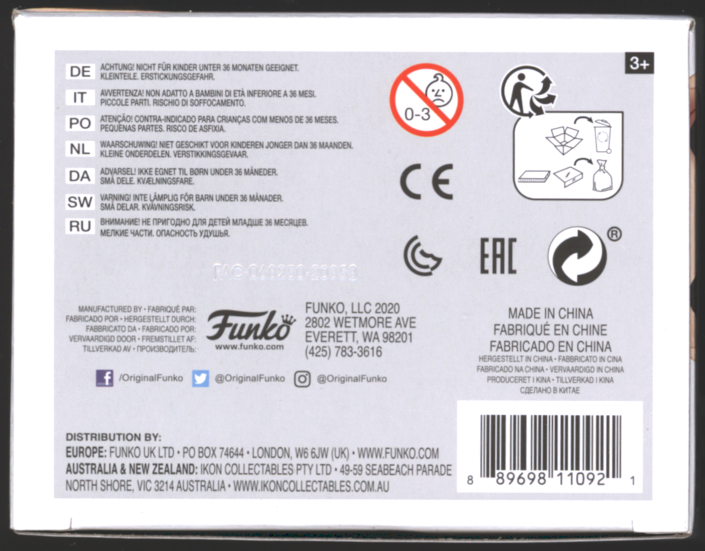 Funko Pop! Punisher #216 | Daredevil | SIGNED by Jon Bernthal