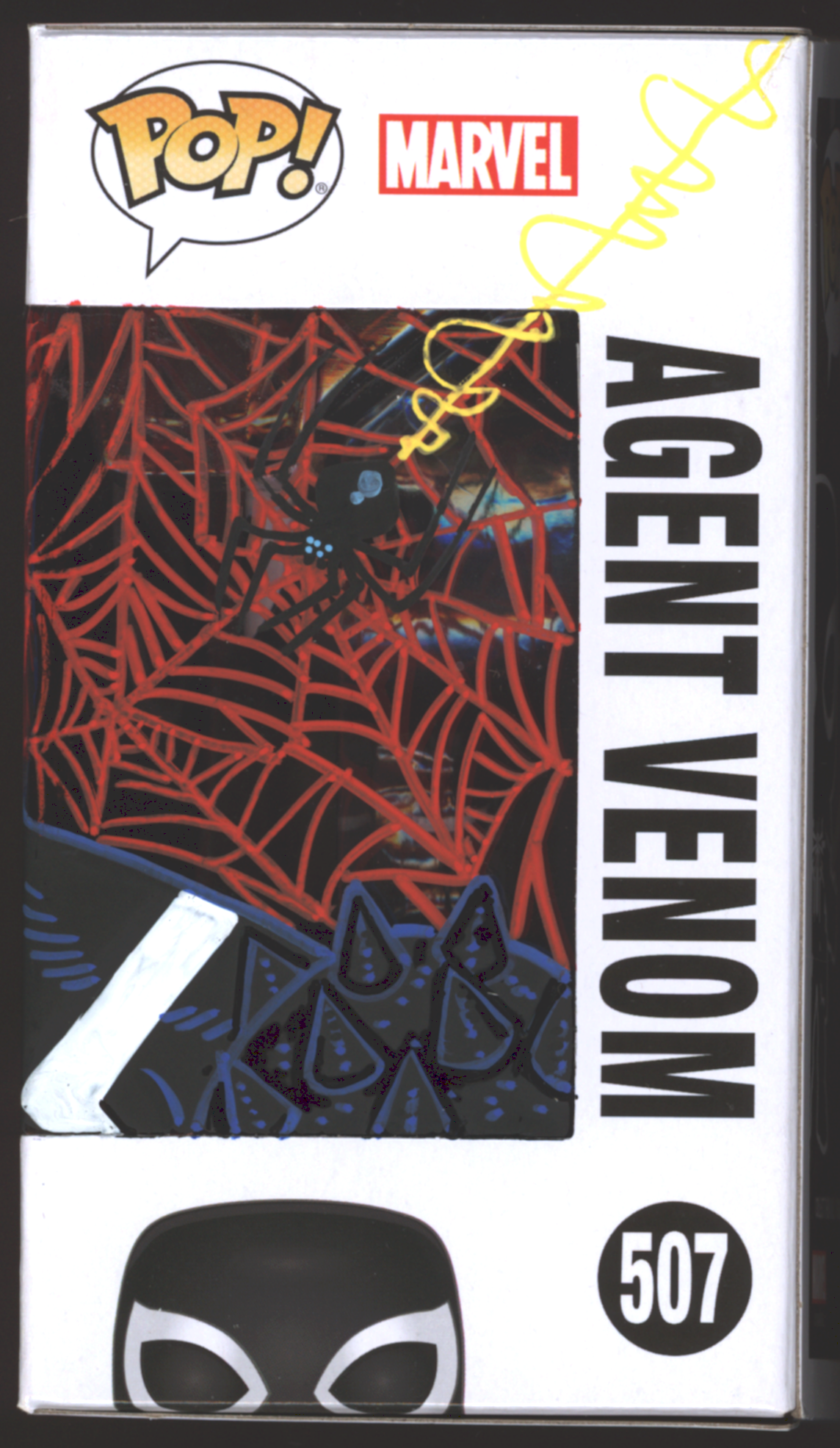 Funko Pop! Agent Venom #507 | Marvel | SIGNED by Sam De La Rosa