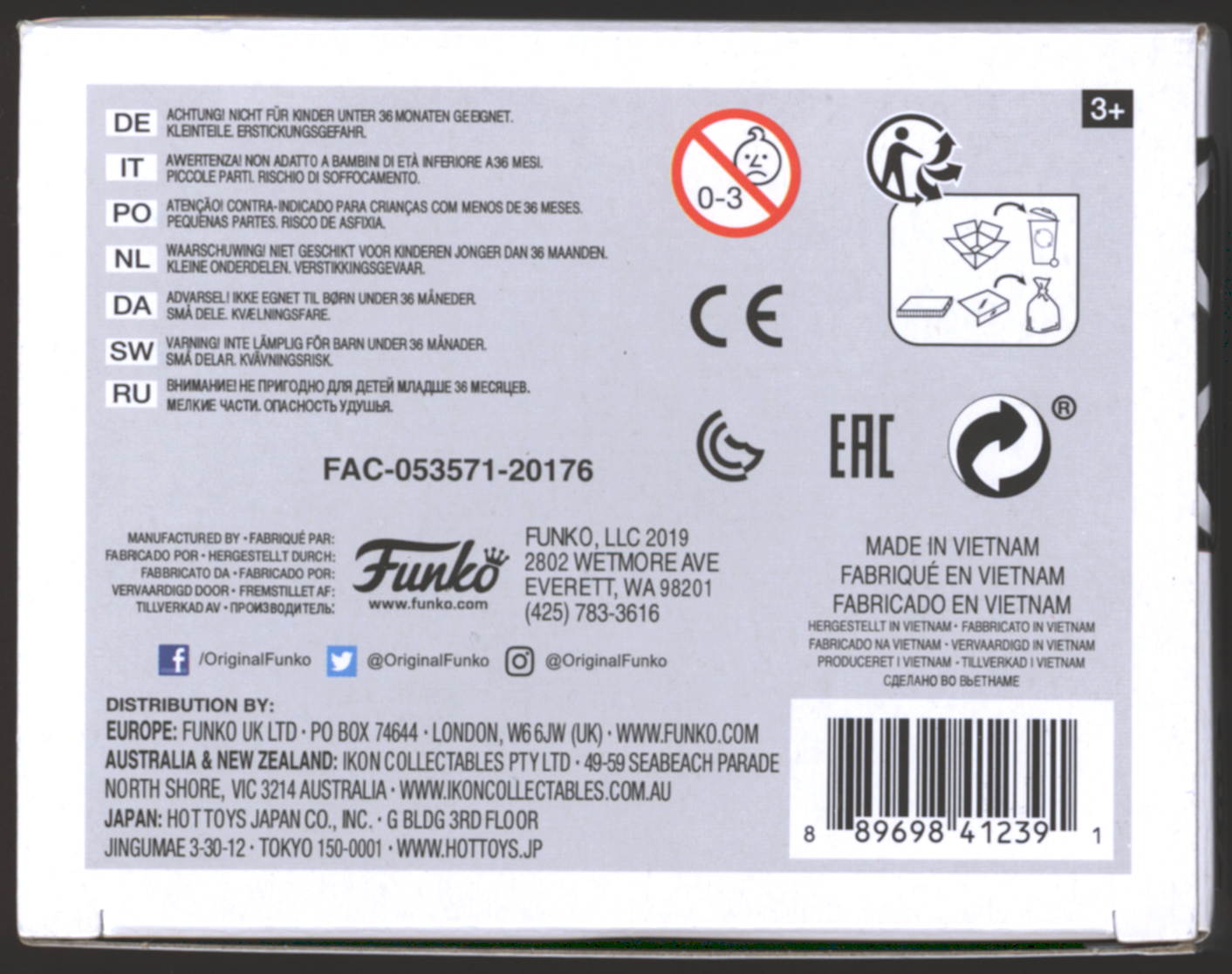 Funko Pop! Agent Venom #507 | Marvel | SIGNED by Sam De La Rosa