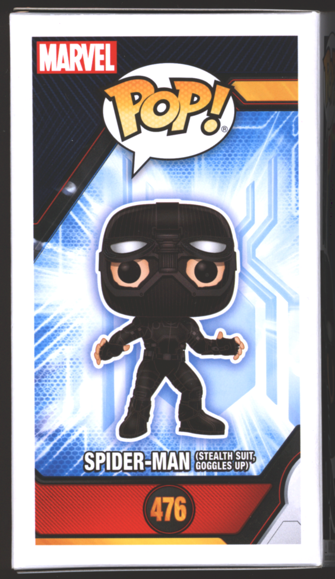 Funko Pop! Spider-Man in Stealth Suit #476 | Far From Home | SIGNED by Sam De La Rosa