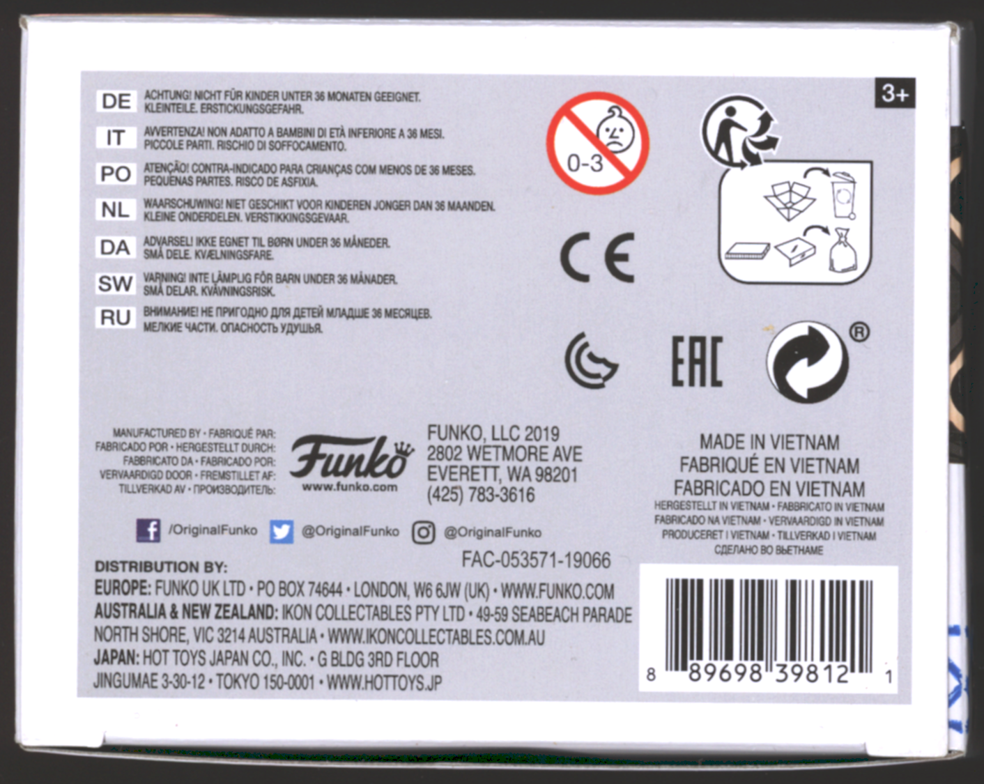 Funko Pop! Spider-Man in Stealth Suit #476 | Far From Home | SIGNED by Sam De La Rosa