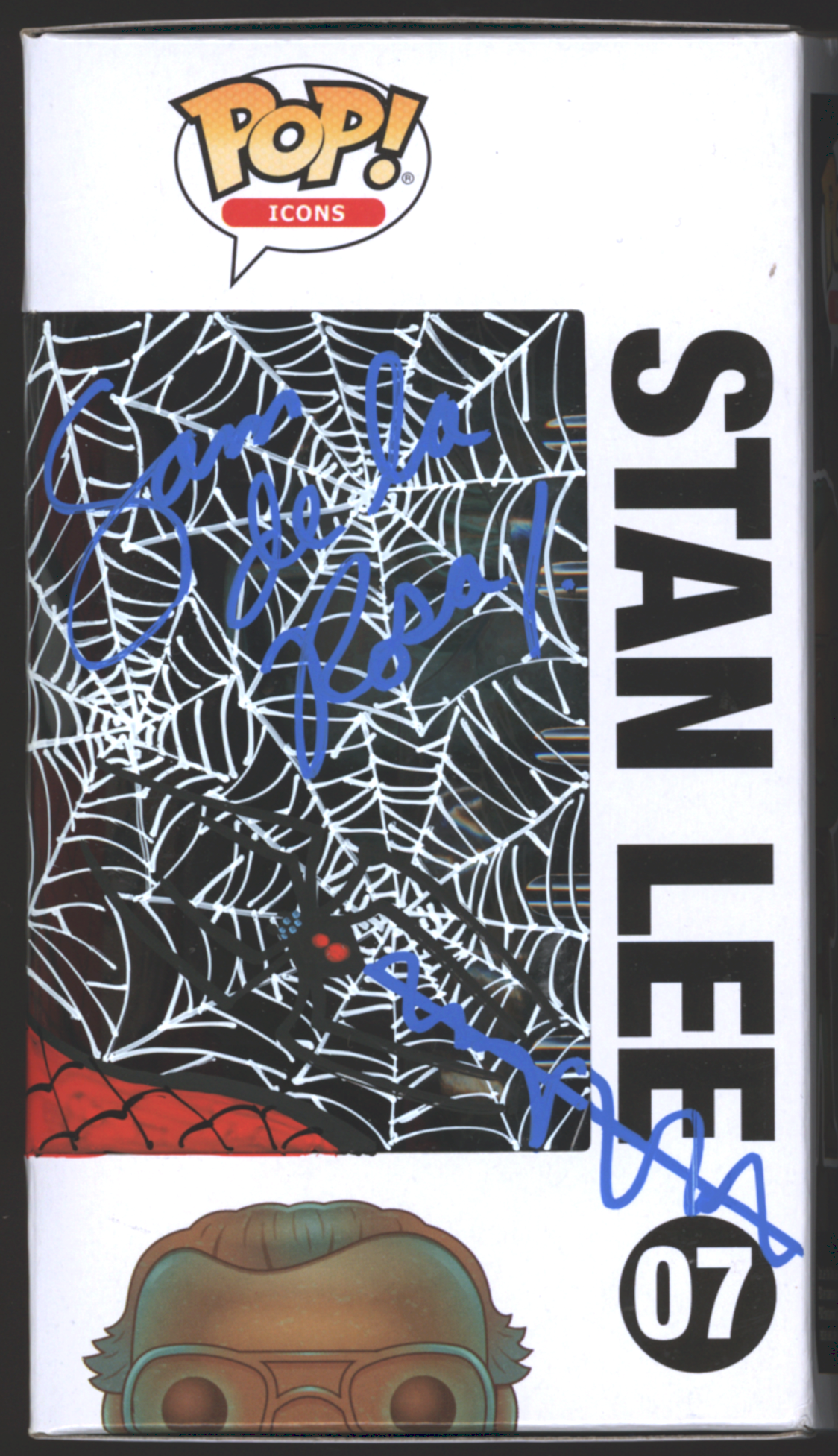 Funko Pop! Stan Lee #07 | Icons | SIGNED by Sam De La Rosa