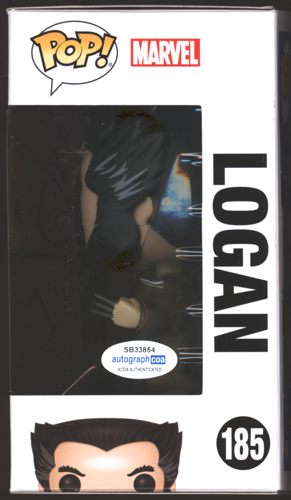 Funko Pop! Logan #185 | X-Men | SIGNED by Hugh Jackman