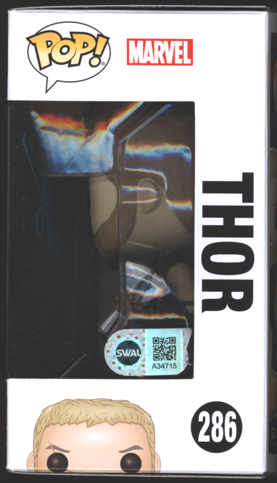 Funko Pop! Thor #286 | Avengers: Infinity War | SIGNED by Chris Hemsworth