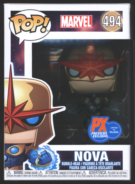 Funko Pop! Nova #494 | Marvel | PX Exclusive | LE 30,000