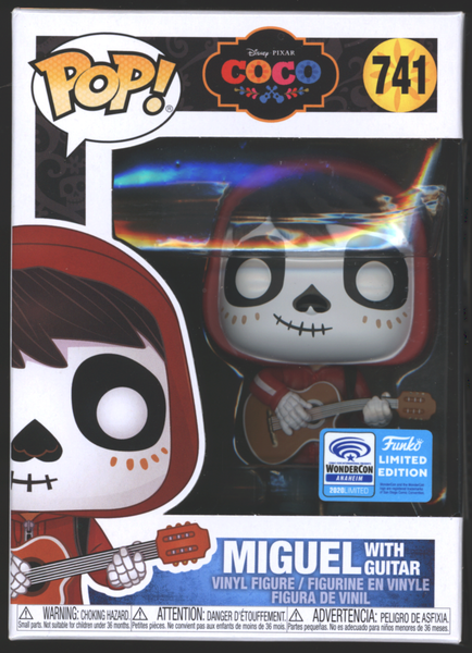 Funko Pop! Miguel With Guitar #741 | Coco | WonderCon Limited Edition