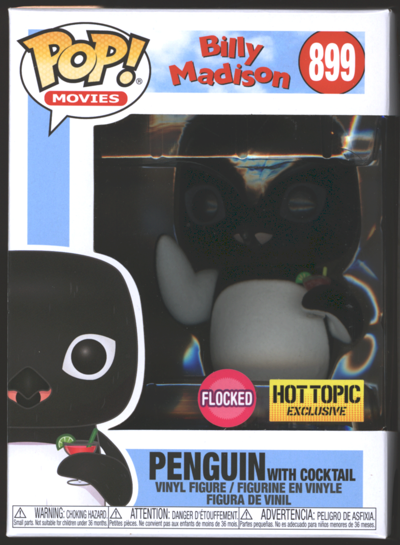 Funko Pop! Penguin With Cocktail #899 | Billy Madison | Flocked