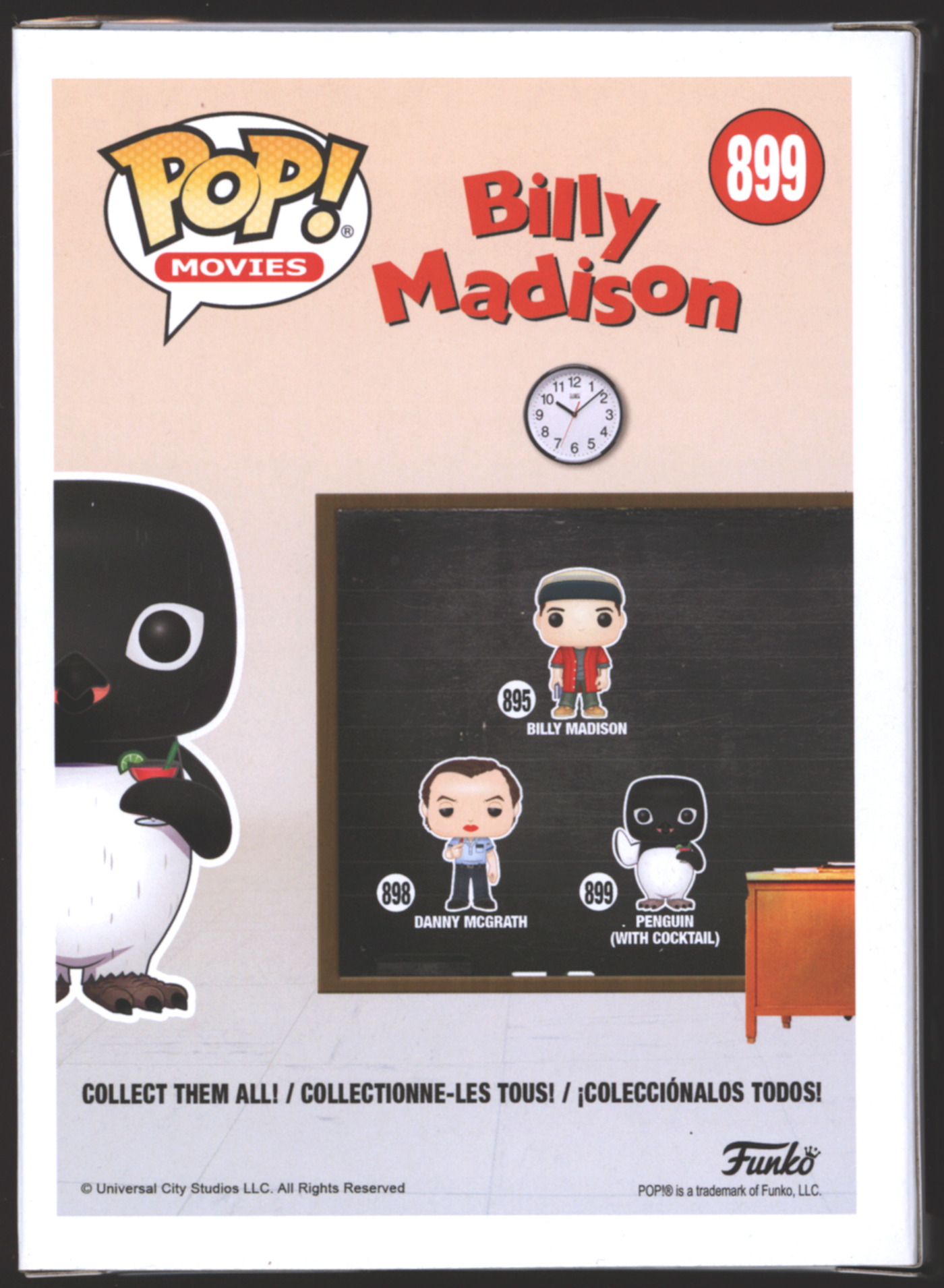 Funko Pop! Penguin With Cocktail #899 | Billy Madison | Flocked