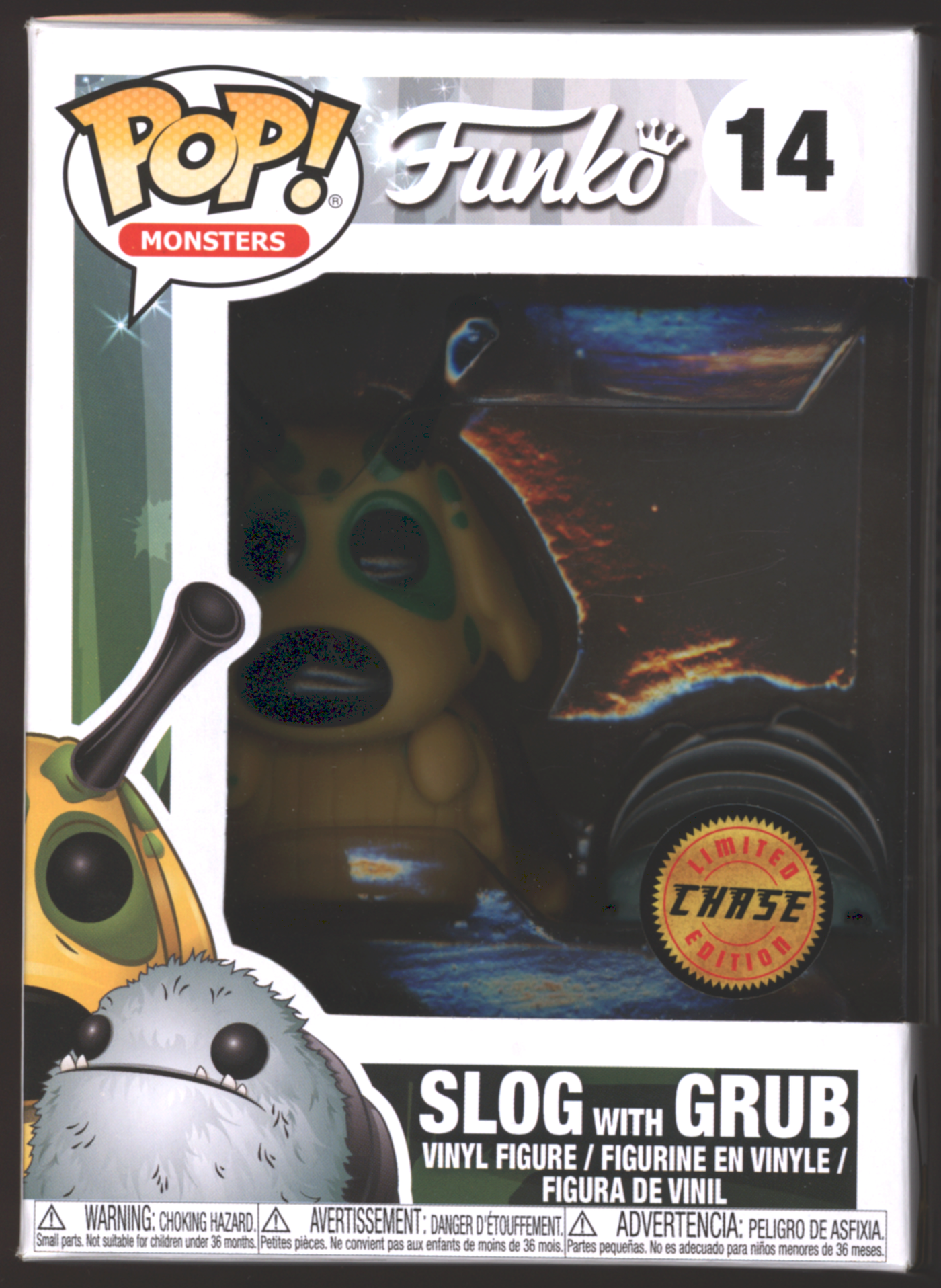 Funko Pop! Slog with Grub #14 | Monsters | Limited Chase Edition