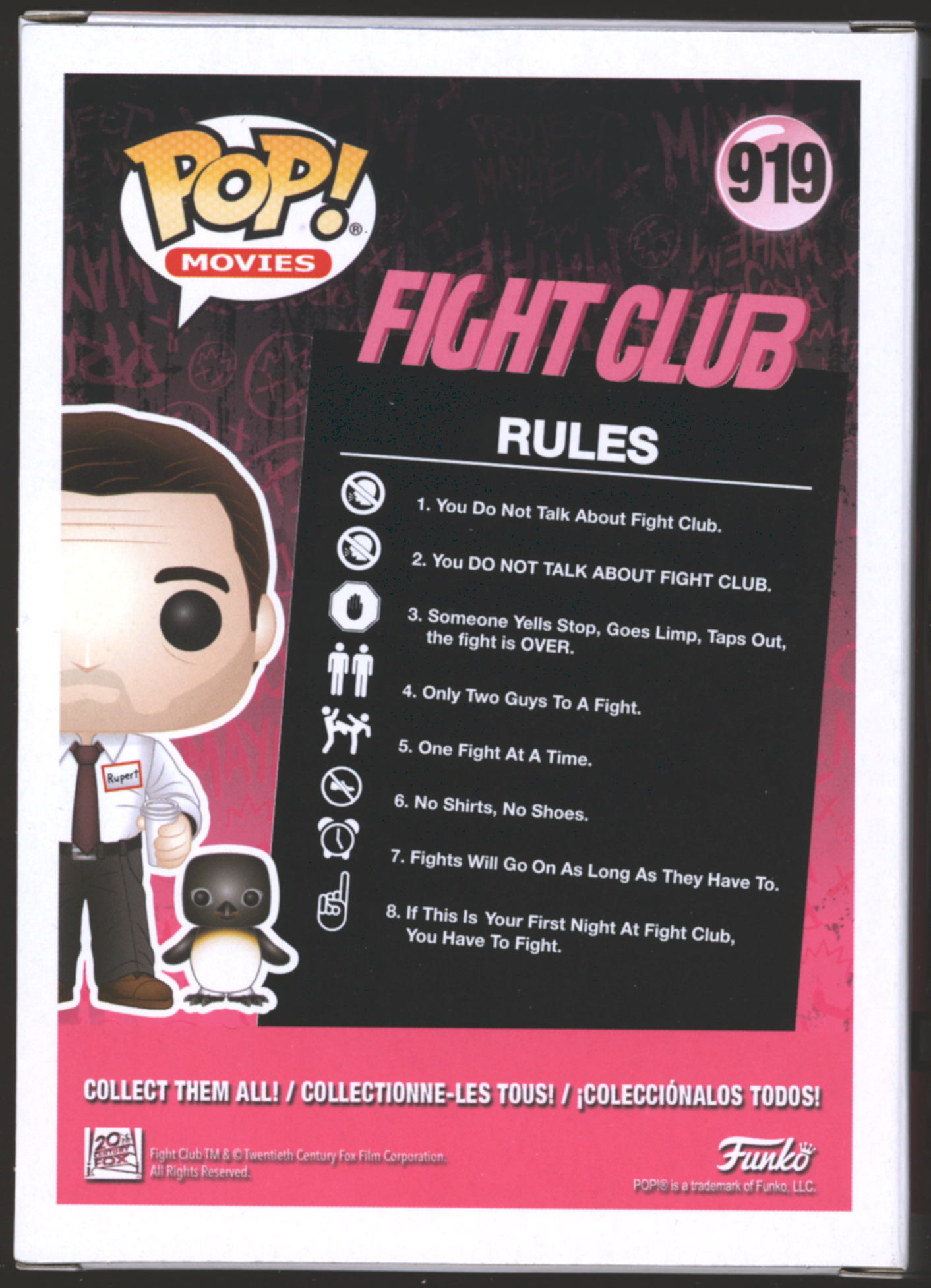 Funko Pop! Fight Club Set of 2 | Movies | Limited Chase Edition