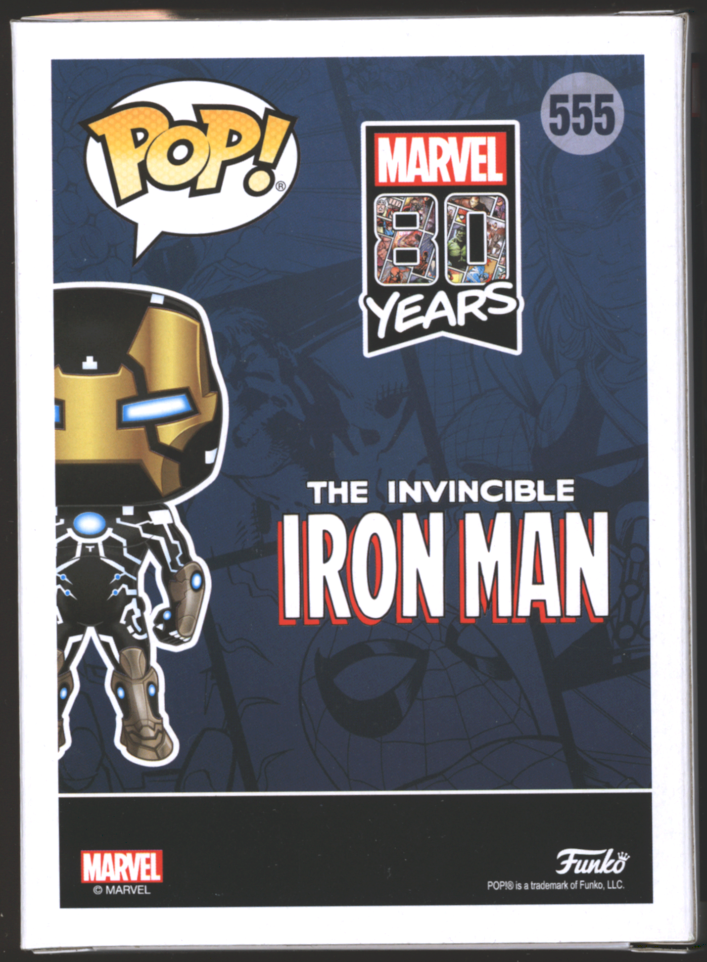 Funko Pop! Iron Man: Model 39 #555 | Marvel | GITD | AAA Anime Exclusive