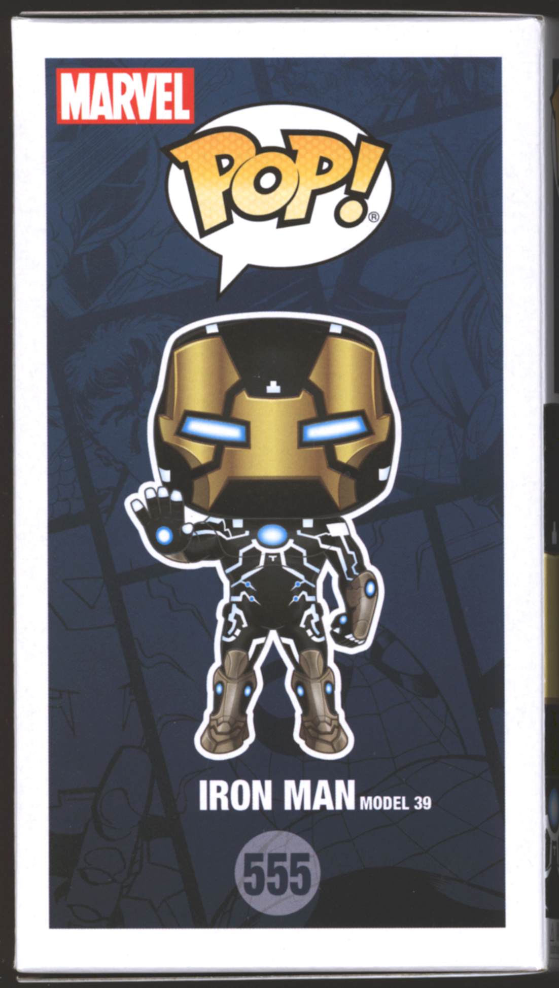 Funko Pop! Iron Man: Model 39 #555 | Marvel | GITD | AAA Anime Exclusive