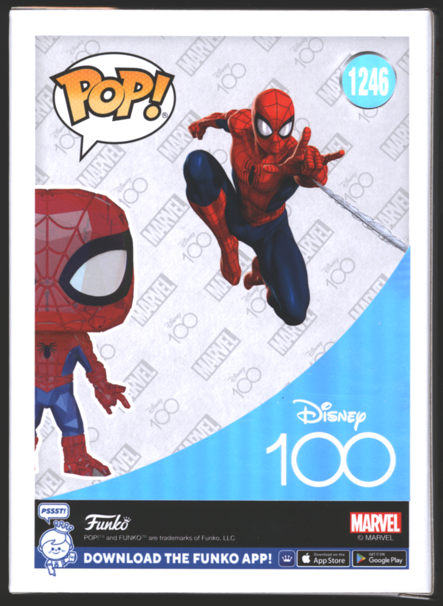 Funko Pop! Spider-Man #1246 | Marvel | Exclusive | Disney 100