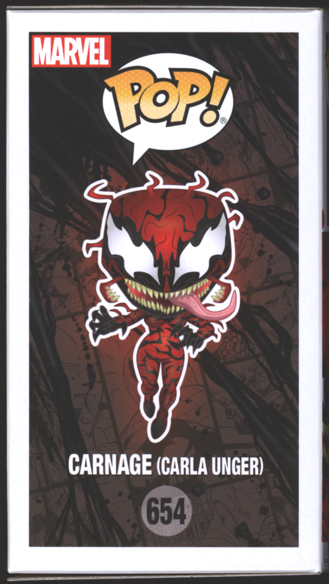 Funko Pop! Carnage (Carla Unger) #654 | Marvel | Exclusive