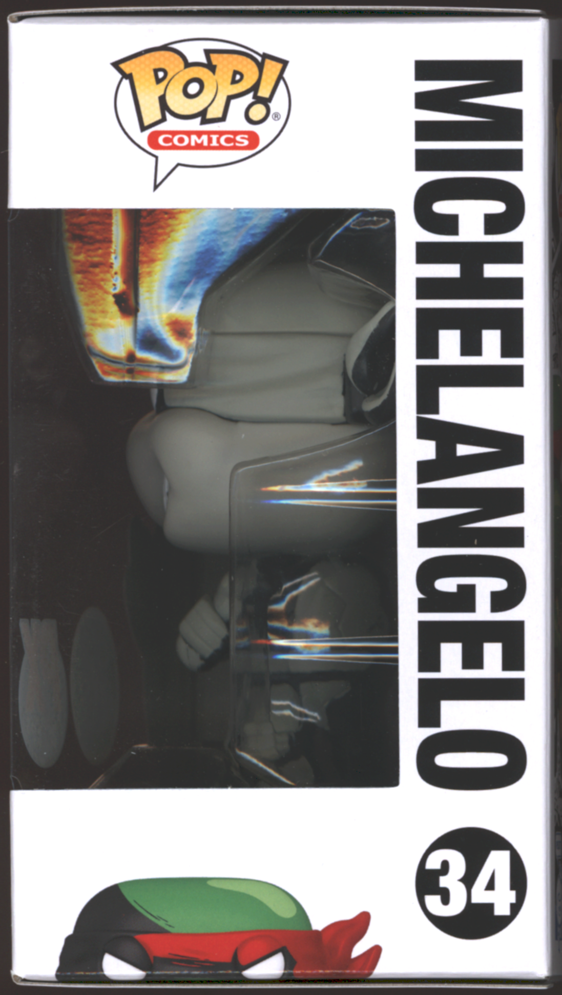 Funko Pop! Michelangelo #34 | TMNT | B&W Chase LE | PX Exclusive