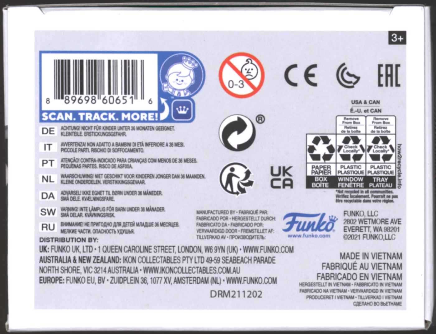 Funko Pop! Shredder #35 | TMNT | B&W Chase LE | PX Exclusive