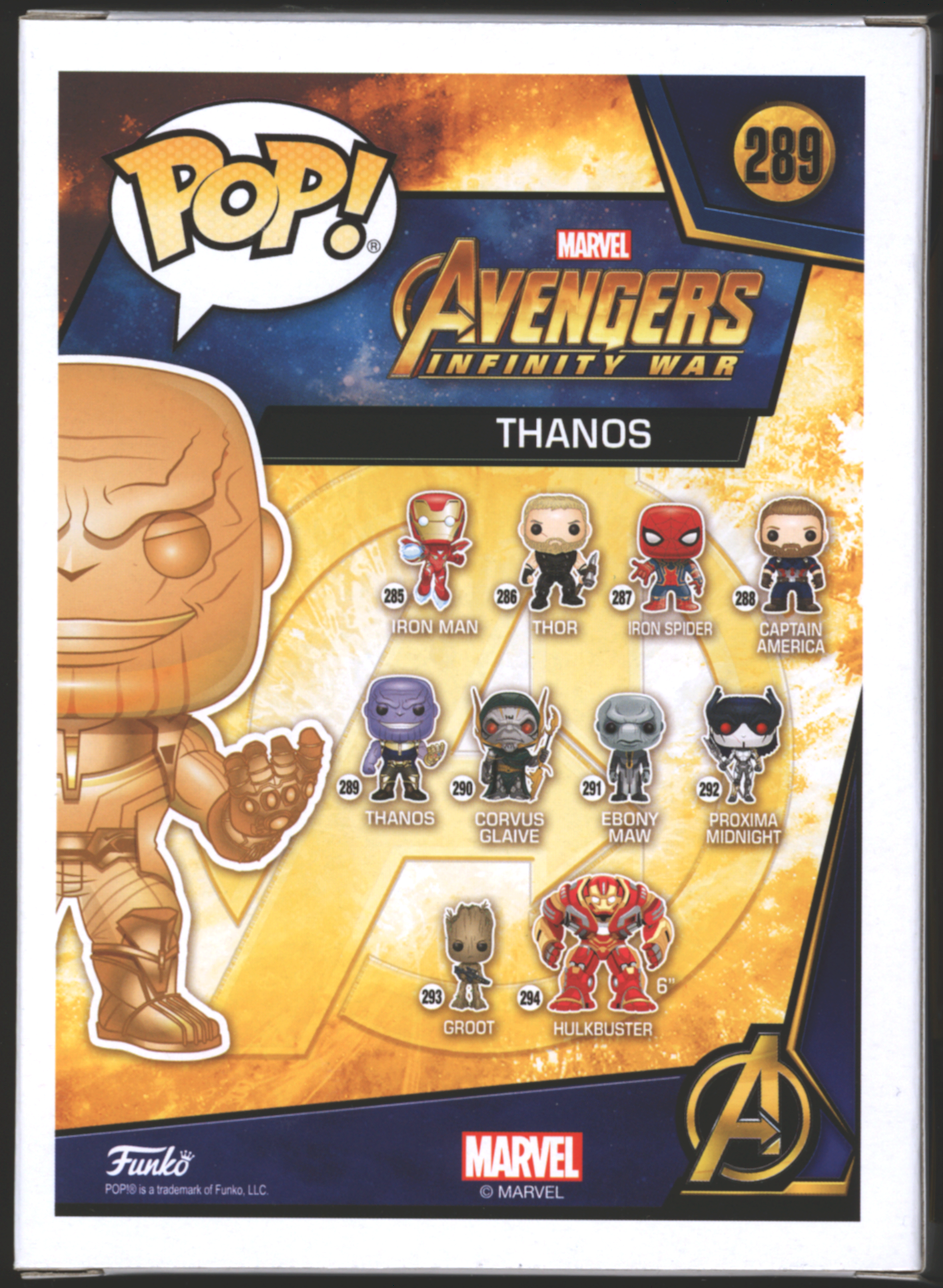 Funko Pop! Thanos #289 | Avengers Infinity War | Soul Stone Chase